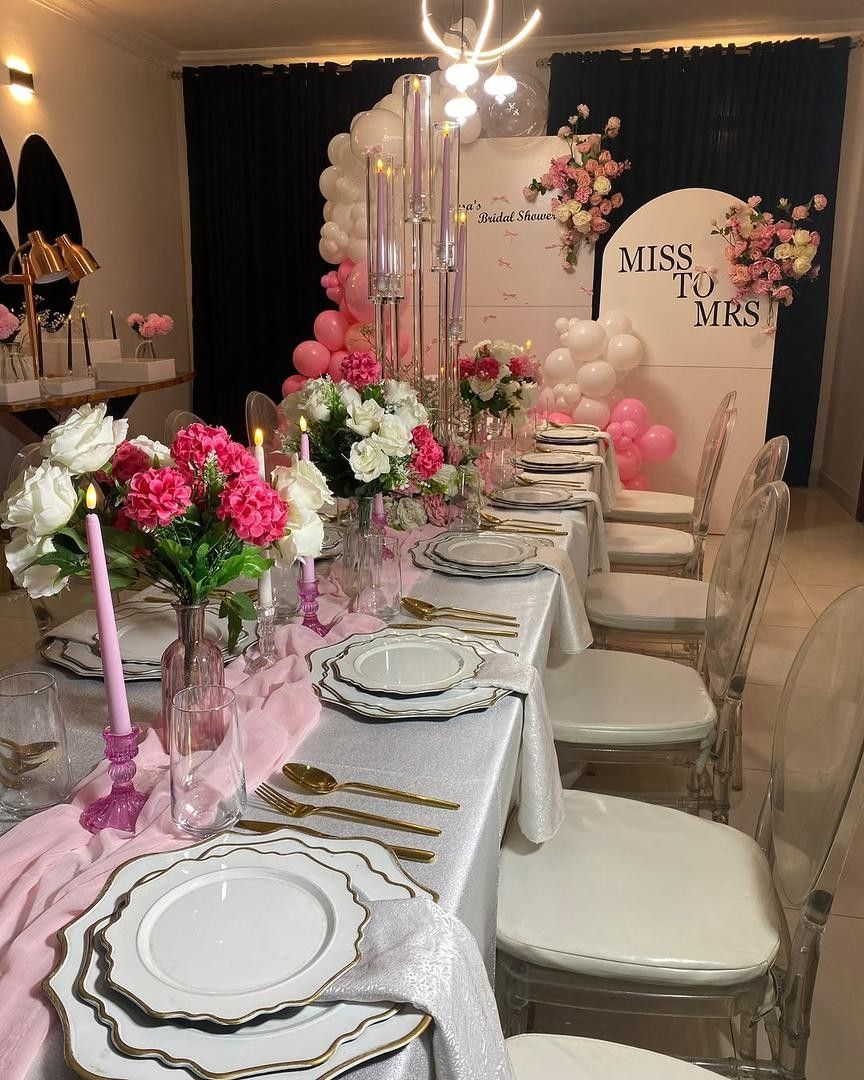 Bride To Be Event Setup